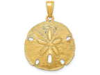 FJC Finejewelers 14k Yellow Gold Sand Dollar Charm