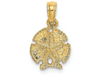 FJC Finejewelers 14k Yellow Gold Sand Dollar with Star Charm