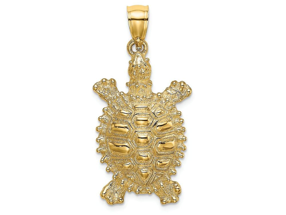 FJC Finejewelers 14k Yellow Gold Land Turtle Charm