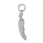 FJC Finejewelers 14k White Gold Sea Turtle Charm