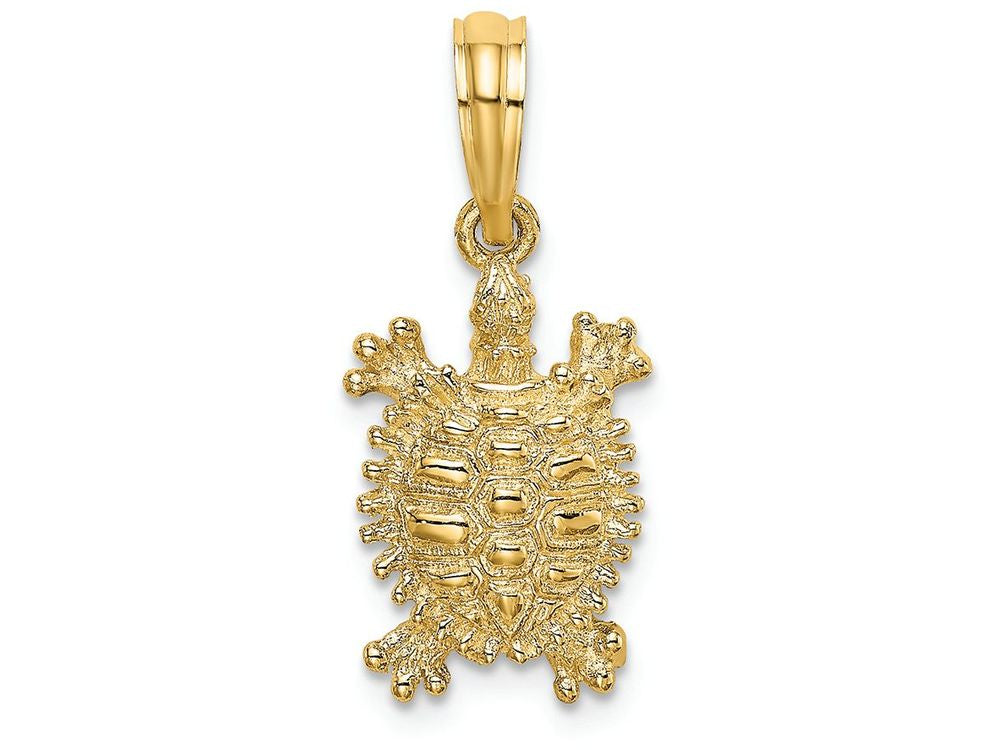 FJC Finejewelers 14k Yellow Gold Land Turtle Charm