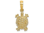 FJC Finejewelers 14k Yellow Gold Land Turtle Charm