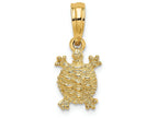 FJC Finejewelers 14k Yellow Gold Land Turtle Charm