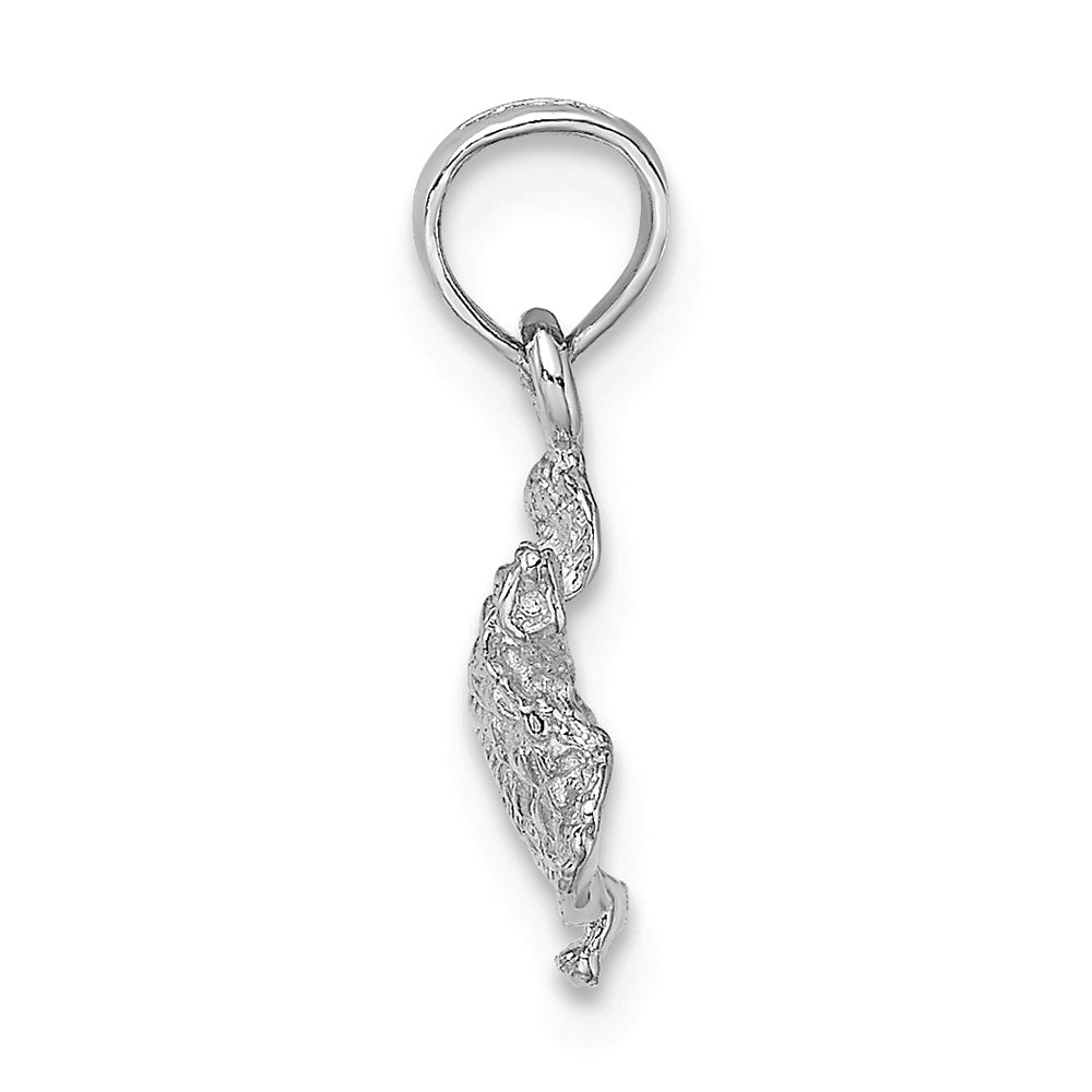 FJC Finejewelers 14k White Gold Sea Turtle Charm