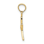 FJC Finejewelers 14k Yellow Gold Mini Dancing Starfish with Bail Charm