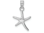 FJC Finejewelers 14k White Gold White Mini Dancing Starfish with Bail Charm