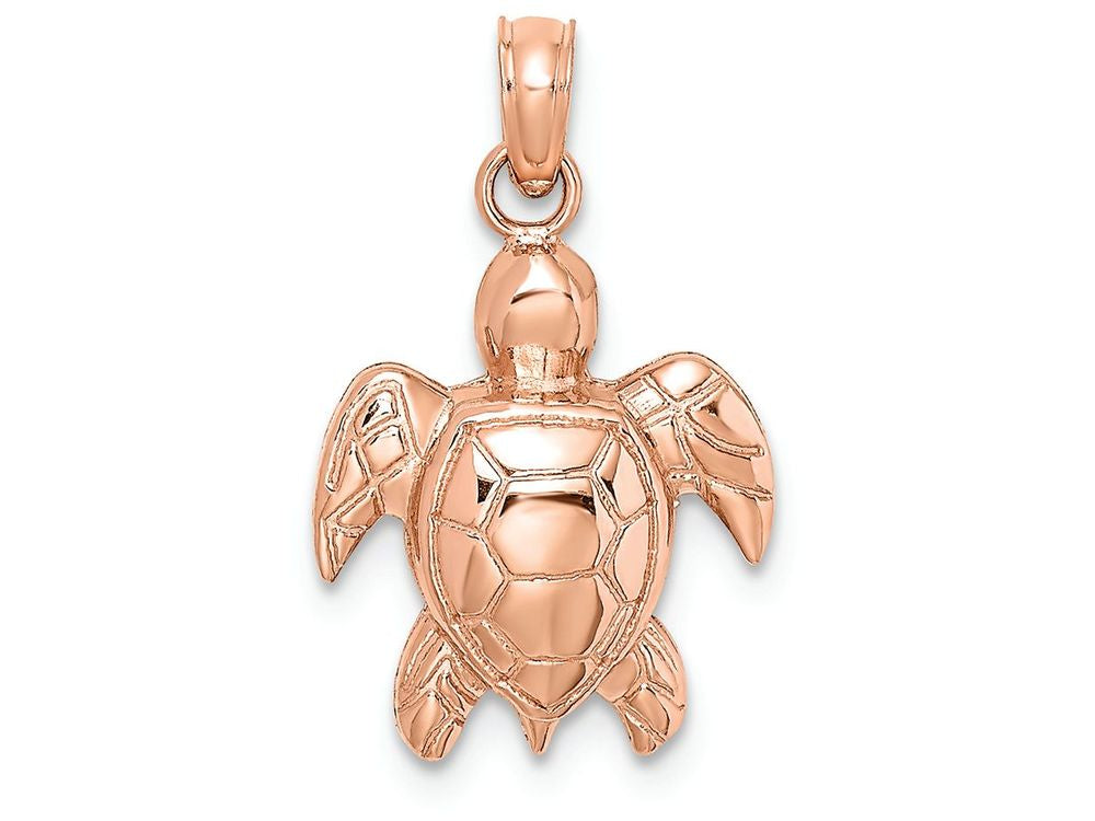 FJC Finejewelers 14k Rose Gold Sea Turtle Charm