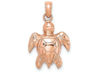 FJC Finejewelers 14k Rose Gold Sea Turtle Charm