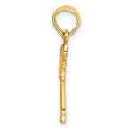 FJC Finejewelers 14k Yellow Gold Mini Palmetto Palm Tree Charm