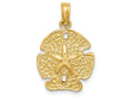 FJC Finejewelers 14k Yellow Gold Sand Dollar withedge Charm