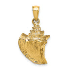 FJC Finejewelers 14k Yellow Gold 3d Conch Shell Charm