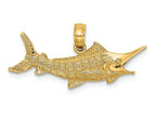 FJC Finejewelers 14k Yellow Gold Marlin Fish Charm