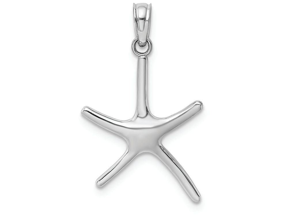 FJC Finejewelers 14k White Gold White Dancing Starfish with Bail Charm