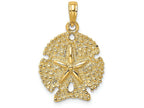 FJC Finejewelers 14k Yellow Gold Sand Dollar Charm