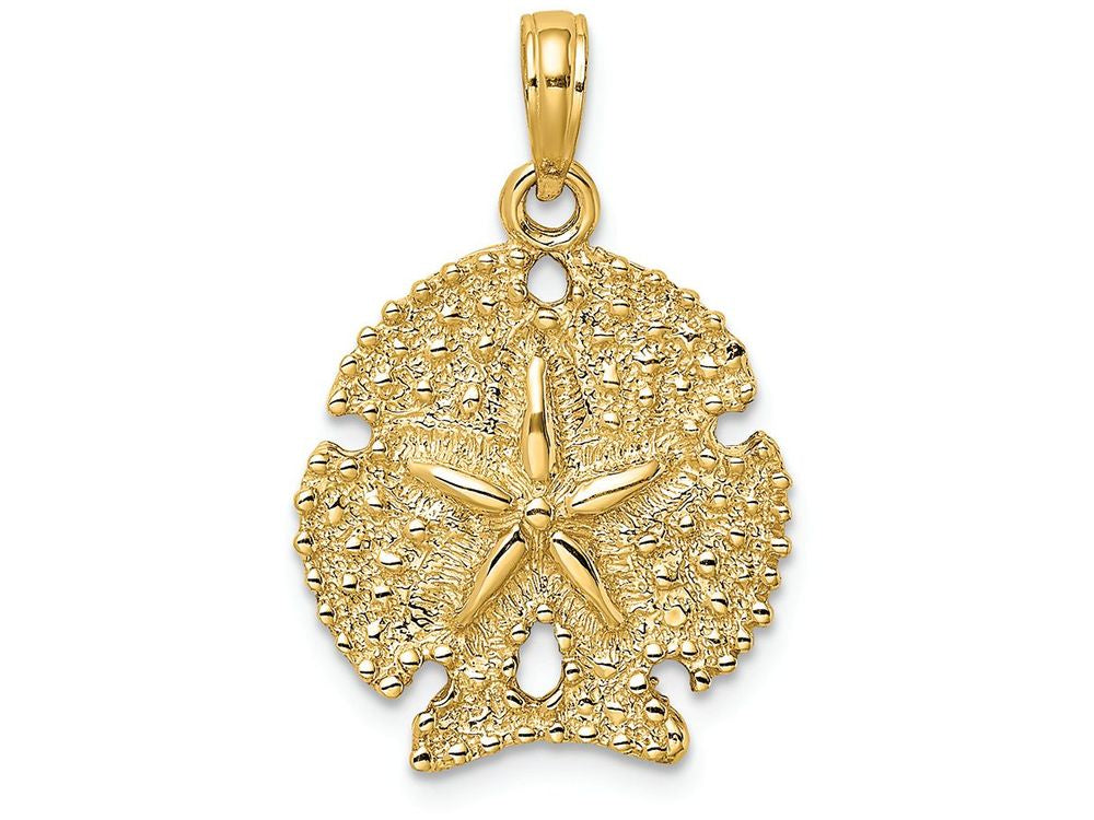 FJC Finejewelers 14k Yellow Gold Sand Dollar Charm