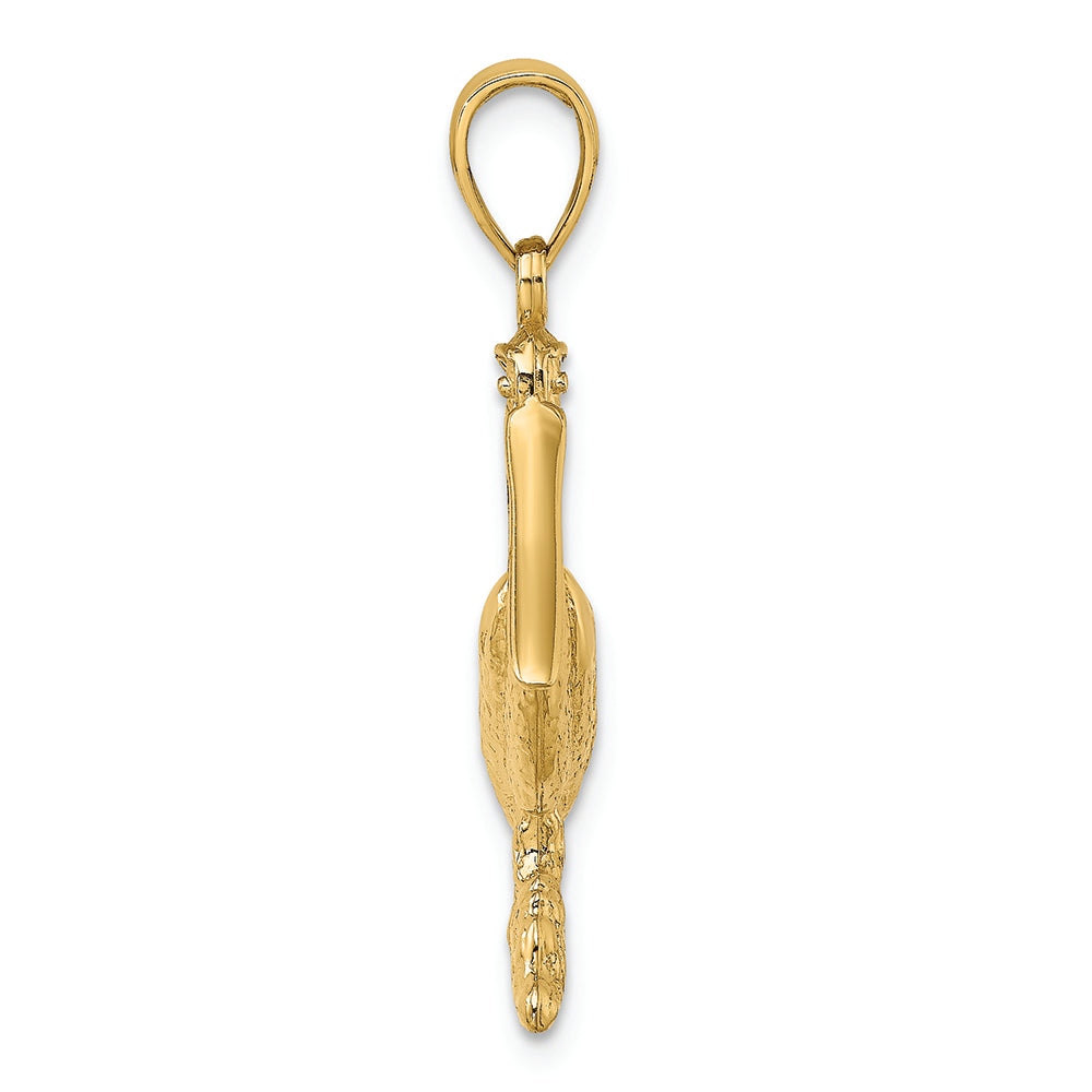 FJC Finejewelers 14k Yellow Gold 3d Lrg Pelican Standing Charm