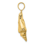 FJC Finejewelers 14k Yellow Gold Elongated Shell Charm