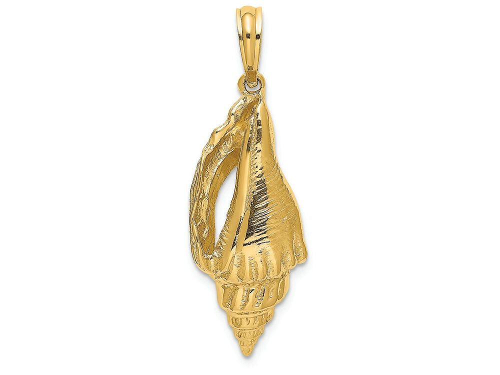 FJC Finejewelers 14k Yellow Gold Elongated Shell Charm