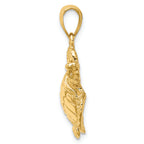 FJC Finejewelers 14k Yellow Gold Sea Turtle Polish Charm