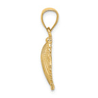 FJC Finejewelers 14k Yellow Gold Scallop Shellhp Charm