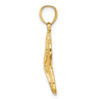 FJC Finejewelers 14k Yellow Gold Starfish Polish Charm