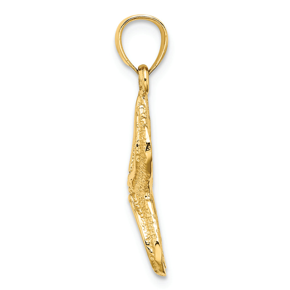 FJC Finejewelers 14k Yellow Gold Starfish Polish Charm
