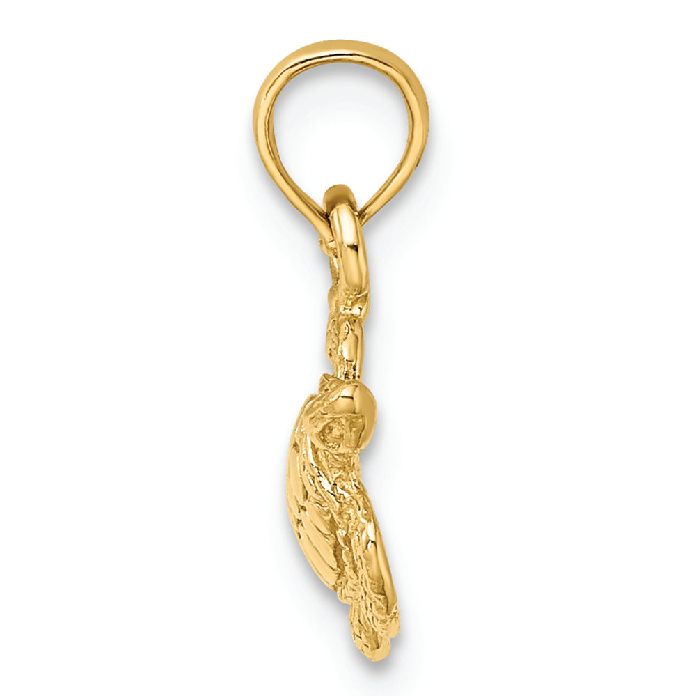 FJC Finejewelers 14k Yellow Gold Sea Turtle Polish Charm