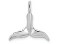 FJC Finejewelers 14k White Gold 3d Whale Tail Charm