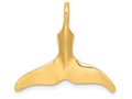 FJC Finejewelers 14k Yellow Gold 3d Whale Tail Charm