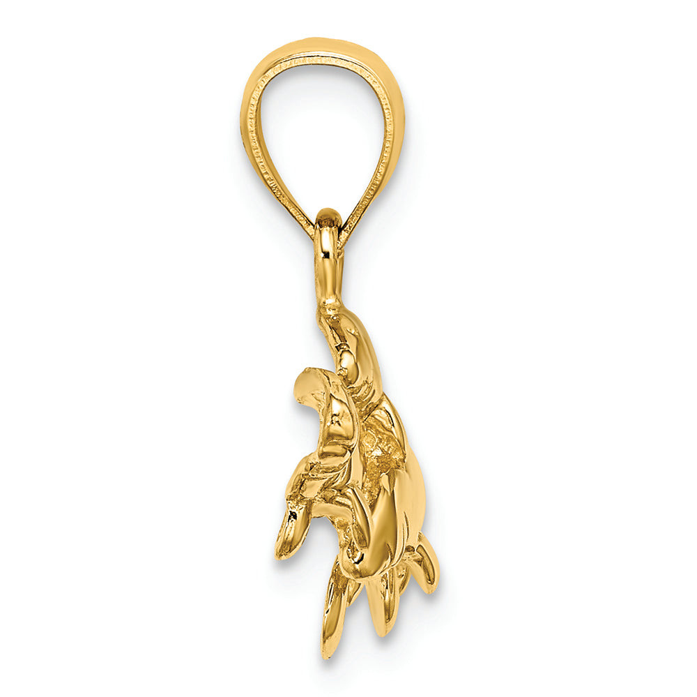 FJC Finejewelers 14k Yellow Gold Triple Manatee Charm