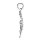 FJC Finejewelers 14k White Gold Angelfish Charm
