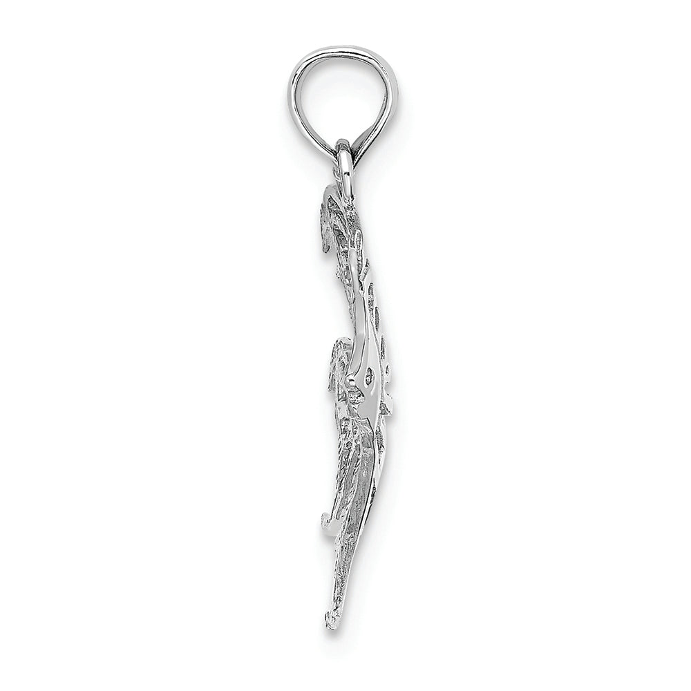 FJC Finejewelers 14k White Gold Angelfish Charm