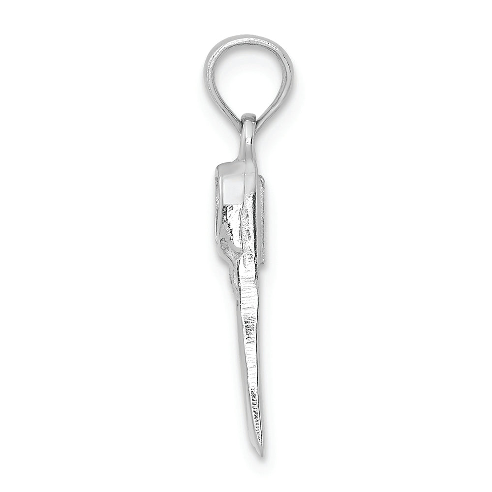 FJC Finejewelers 14k White Gold Scuba Flipper Swim Or Dive Charm