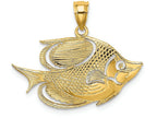 FJC Finejewelers 14k Yellow Gold Fish Polish Charm