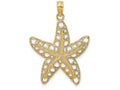 FJC Finejewelers 14k Yellow Gold Starfish Charmcut-out