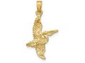 FJC Finejewelers 14k Yellow Gold 3d Pelican Flying Charm