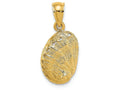 FJC Finejewelers 14k Yellow Gold Abalone Shell Charm