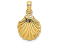 FJC Finejewelers 14k Yellow Gold Scallop Shell (2 0f 2) Charm