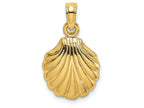 FJC Finejewelers 14k Yellow Gold Scallop Shell (2 0f 2) Charm