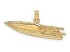FJC Finejewelers 14k Yellow Gold Speed Boat Polish Charm