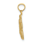 FJC Finejewelers 14k Yellow Gold Puffed Starfish Charm