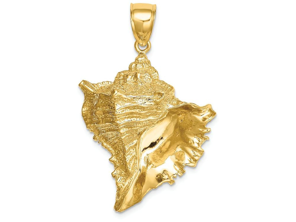 FJC Finejewelers 14k Yellow Gold Conch Shell Polish Charm