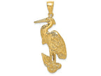 FJC Finejewelers 14k Yellow Gold Egret Bird Standing Charm