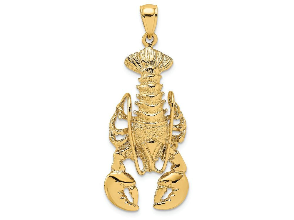 FJC Finejewelers 14k Yellow Gold Moveable Lobster Charm