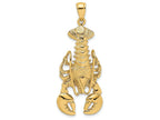 FJC Finejewelers 14k Yellow Gold Moveable Lobster Charm