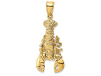 FJC Finejewelers 14k Yellow Gold Moveable Lobster Charm