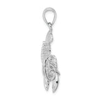 FJC Finejewelers 14k White Gold Moveable Lobster Charm