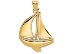 FJC Finejewelers 14k Yellow Gold Sailboat Charm
