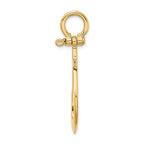 FJC Finejewelers 14k Yellow Gold 3d Anchorshackle Bail Charm