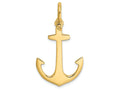 FJC Finejewelers 14k Yellow Gold 3d Anchorshackle Bail Charm